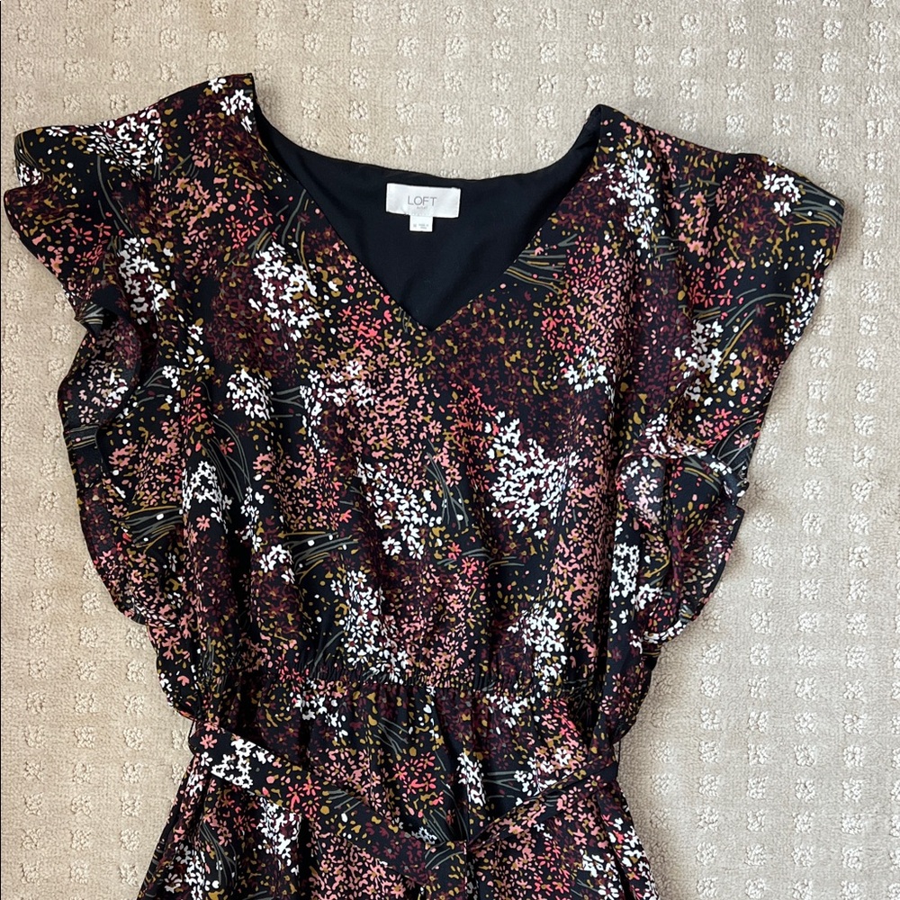 Loft Floral Maxi Dress
